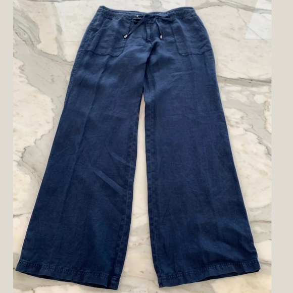 TOMMY BAHAMA BLUE DRAWSTRING LEIGH PANTS 6 NWTS! - Picture 6 of 17